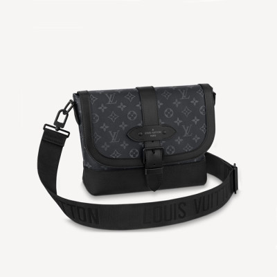 루이비통 남성 메신저 M45911 - Louis vuitton Mens Black Cross Bag - lvb59x