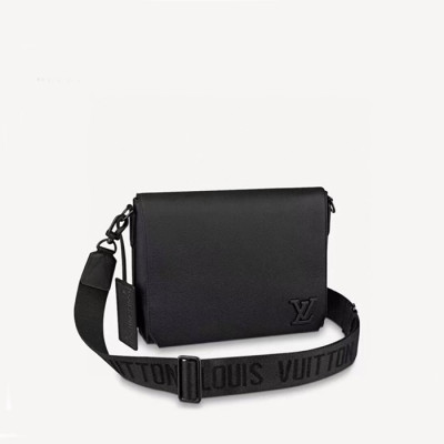 루이비통 남성 메신저 M57080 - Louis vuitton Mens Black Cross Bag - lvb65x