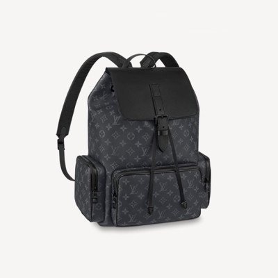 루이비통 남성 블랙 백팩 M45538 - Louis vuitton Mens Black Back Pack - lvb81x