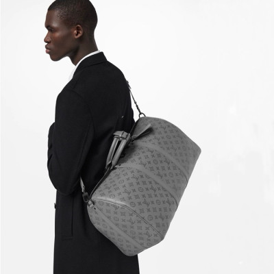 루이비통 남성 키폴 반둘리에 - Louis vuitton Mens Gray Keepall - lvb88x