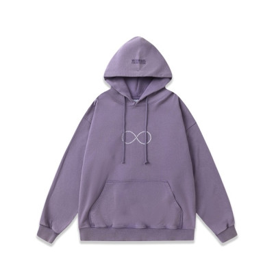 베트멍 남성 퍼플 후드티 - Vetements Mens Purple Hoodie - vec66x