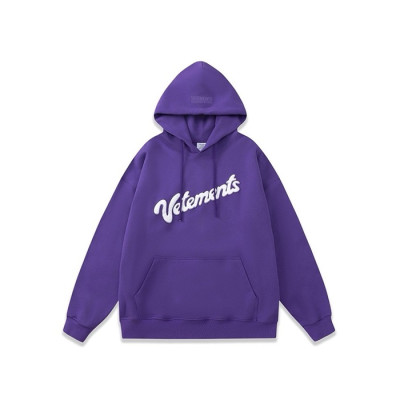 베트멍 남성 퍼플 후드티 - Vetements Mens Purple Hoodie - vec70x