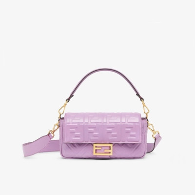 펜디 여성 퍼플 바게트 백 - Fendi Womens Baguette Bag - feb176x