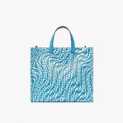 펜디 여성 블루 토트백 - Fendi Womens Blue Tote Bag - feb231x