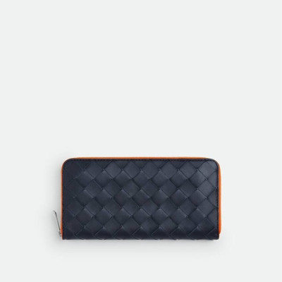 보테가베네타 남성 네이비 장지갑 - Bottega Veneta Mens Zippy Wallets - bvw35x