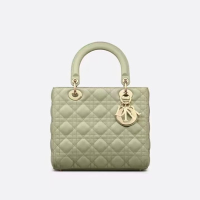 디올 여성 그린 레이디 백 - Dior Womens Green Lady Bag - dib410x