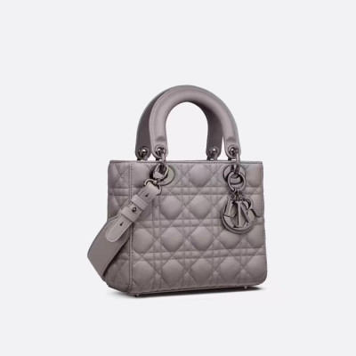 디올 여성 그레이 레이디 백 - Dior Womens Gray Lady Bag - dib471x