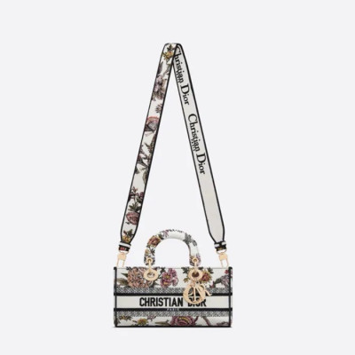 디올 여성 화이트 디조이 백 - Dior Womens White D-Joy Bag - dib487x