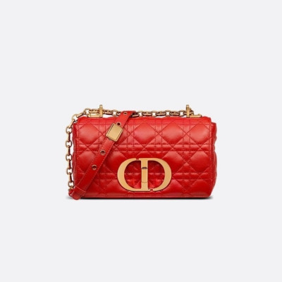 디올 여성 레드 카로 백 - Dior Womens Mini Caro Bag - dib503x