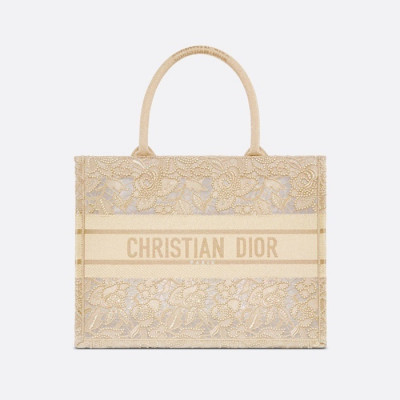 디올 여성 베이지 북토트 - Dior Womens Beige Book Tote - dib559x