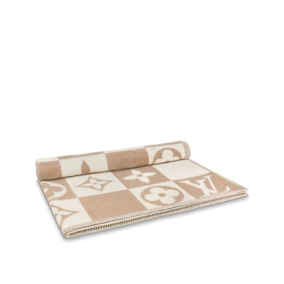 루이비통 겨울 베이지 담요 - Louis vuitton Beige Blanket - acc1630x