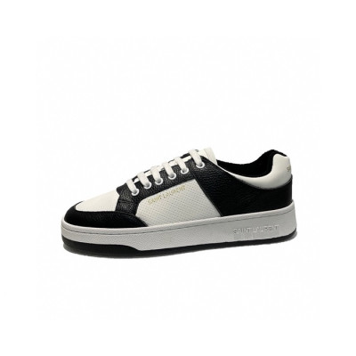 입생로랑 남/녀 블랙 스니커즈 - Saint Laurent Unisex Black Sneakers - yss13x