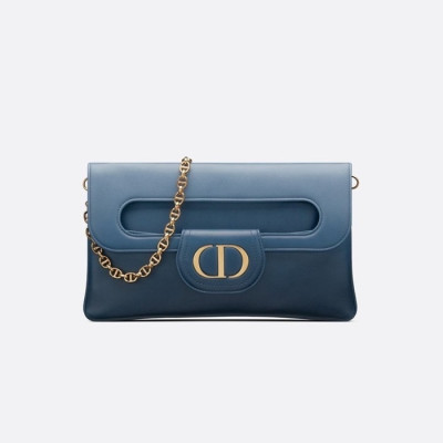 디올 여성 블루 더블 클러치 - Dior Womens Blue Double Clutch - bab721x