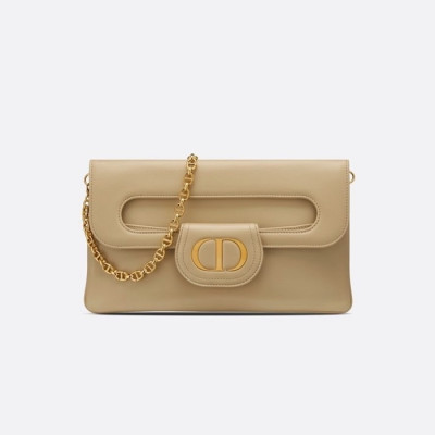 디올 여성 베이지 더블 클러치 - Dior Womens Beige Double Clutch - bab725x