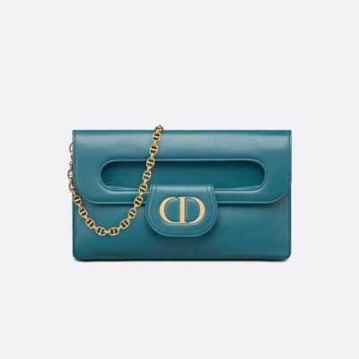 디올 여성 블루 더블 클러치 - Dior Womens Blue Double Clutch - bab726x