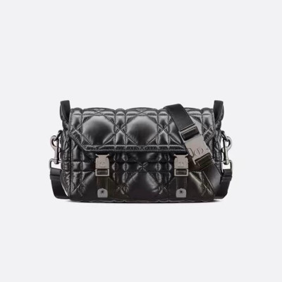 디올 여성 블랙 캠프백 - Dior Womens Black Camp Bag - dib805x