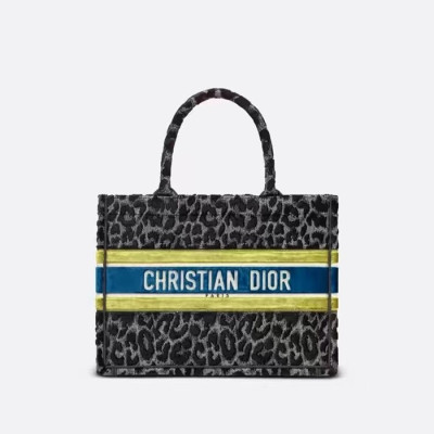 디올 여성 블랙 북토트 - Dior Womens Mizza Book Tote - dib836x