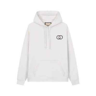 구찌 남성 화이트 후드티 - Gucci Mens White Hoodie - guc152x