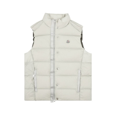 몽클레어 남성 화이트 덕다운 베스트 - Moncler Mens White Best - moc169x