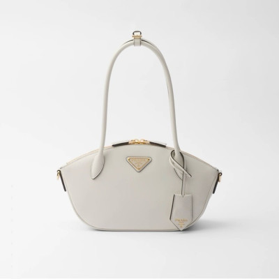 프라다 여성 화이트 호보백 - Prada Womens White Hobo Bag - prb885x