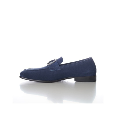 에르메네질도 제냐 남성 네이비 로퍼 - Ermenegildo Zegna Mens Navy Loafer - zes62x