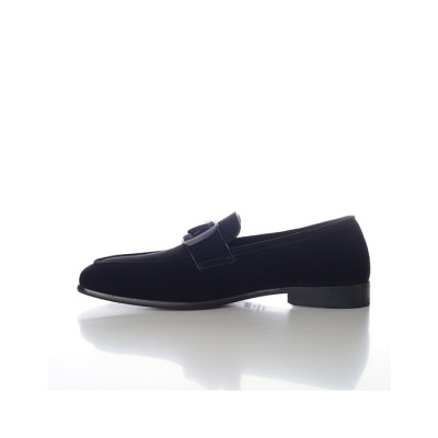 에르메네질도 제냐 남성 블랙 로퍼 - Ermenegildo Zegna Mens Black Loafer - zes67x