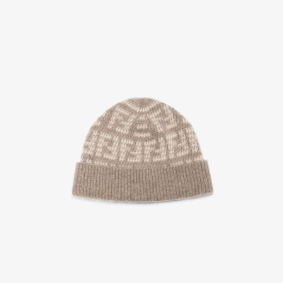 펜디 남/녀 베이지 비니 - Fendi Unisex Beige Beanie - acc1707x