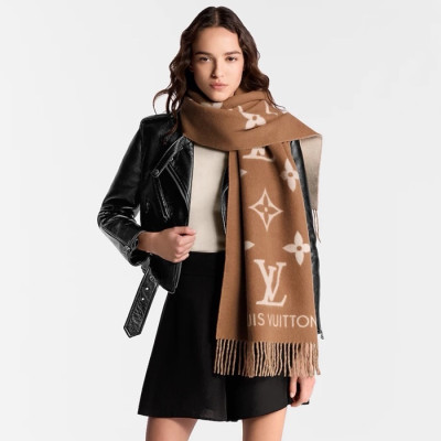 루이비통 여성 브라운 머플러 - Louis vuitton Womens Brown Muffler - acc1752x