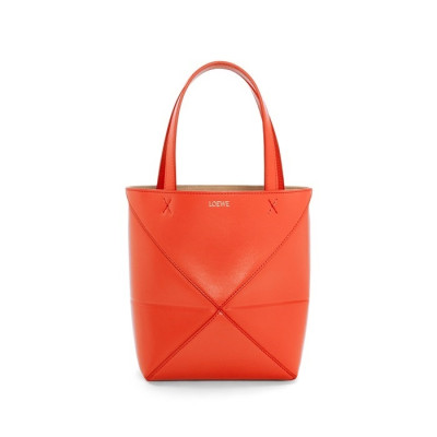 로에베 여성 퍼즐 오렌지 토트백 - Loewe Womens Puzzle Tote - lob955x