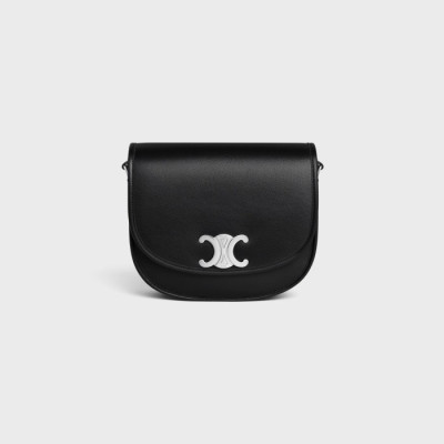 셀린느 여성 트리오페 플랩백 - Celine Womens Black Cross Bag - ceb963x