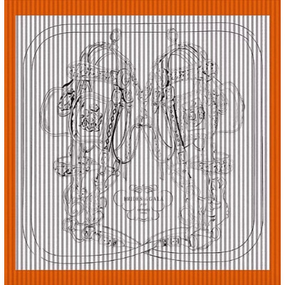 에르메스 여성 오렌지 스카프 - Hermes Womens Orange Scarf - acc1794x