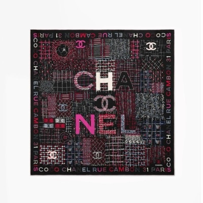 샤넬 여성 블랙 스카프 - Chanel Womens Black Scarf - acc1809x