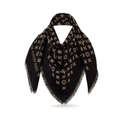 루이비통 여성 블랙 스카프 - Louis vuitton Womens Scarf - acc1834x