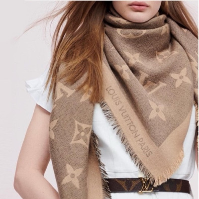 루이비통 여성 베이지 스카프 - Louis vuitton Womens Scarf - acc1848x