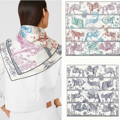 에르메스 여성 네이비 스카프 - Hermes Womens Navy Scarf - acc1869x