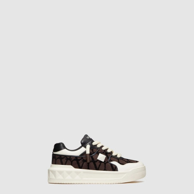 발렌티노 남성 네트 러너 블랙 스니커즈 - Valentino Mens Black Sneakers - vas108x