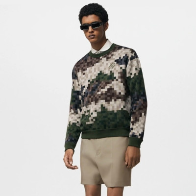 루이비통 남성 크루넥 니트 - Louis vuitton Mens Round Knitwear - lvc306x