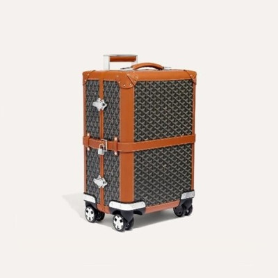 고야드 부흐제 트롤리 블랙 탄 캐리어 - Goyard Trolley Two-tone Carrier - goc121x