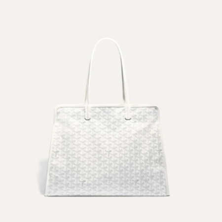 고야드 남/녀 화이트 하디 백- Goyard Unisex White Hardy Bag - gob1004x