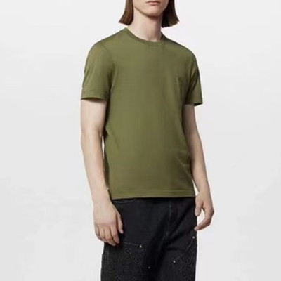 루이비통 남성 그린 반팔티 - Louis vuitton Mens Green Tshirts - lvc314x