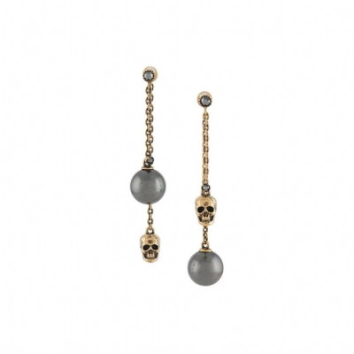 알렉산더 맥퀸 여성 골드 이어링 - Alexander Mcqueen Womens Gold Earring - acc1877x