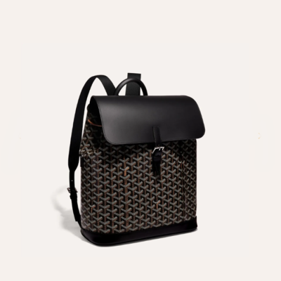 고야드 남/녀 블랙 알팡 백팩 MM - Goyard Unisex Black Alpin Back Pack - gob1008x