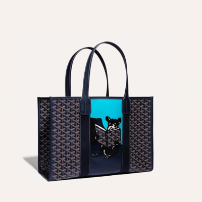 고야드 남/녀 네이비 빌렛 토트백 - Goyard Unisex Villette Tote Bag - gob1016x