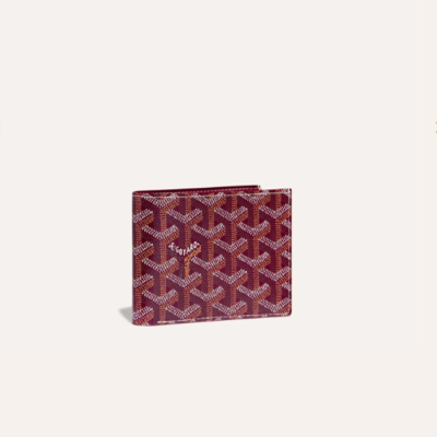 고야드 남/녀 버건디 빅투와르 반지갑 - Goyard Unisex Victoire Wallets - gow57x