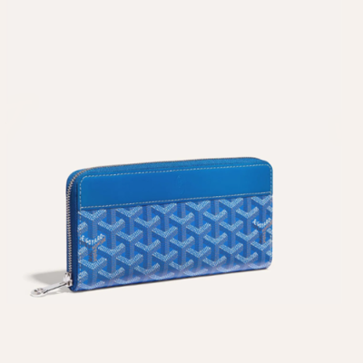 고야드 남/녀 마티뇽 블루 지갑 GM - Goyard Unisex Matignon Long Wallets - gow65x