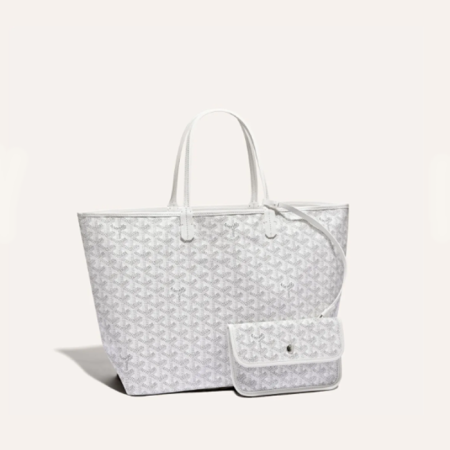 고야드 남/녀 화이트 생루이 백 - Goyard Unisex Saint Louis Bag - gob1119x