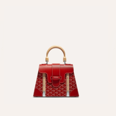 고야드 여성 레드 사이공 백 PM - Goyard Womens Saigon Bag - gob1157x