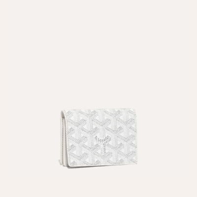 고야드 남/녀 화이트 말쉐르브 카드 홀더- Goyard Unisex Malesherbes Card Holder - gow127x