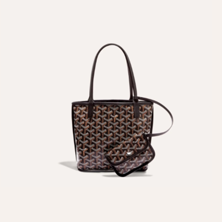 고야드 여성 블랙 앙주 백 미니 - Goyard Womens Mini Anjou Bag - gob1190x