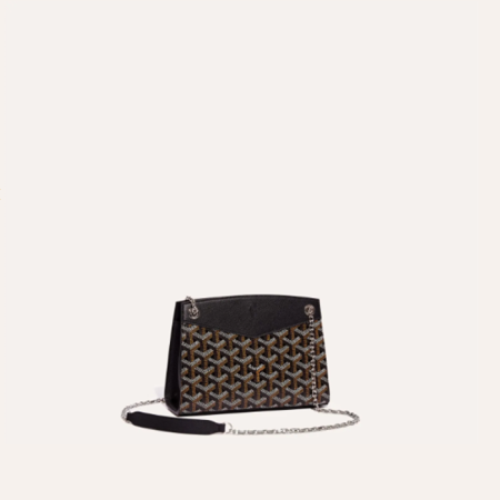 고야드 여성 블랙 스트럭쳐 루엣뜨 백 미니 - Goyard Womens Mini Structure Rouette Bag - gob1207x
